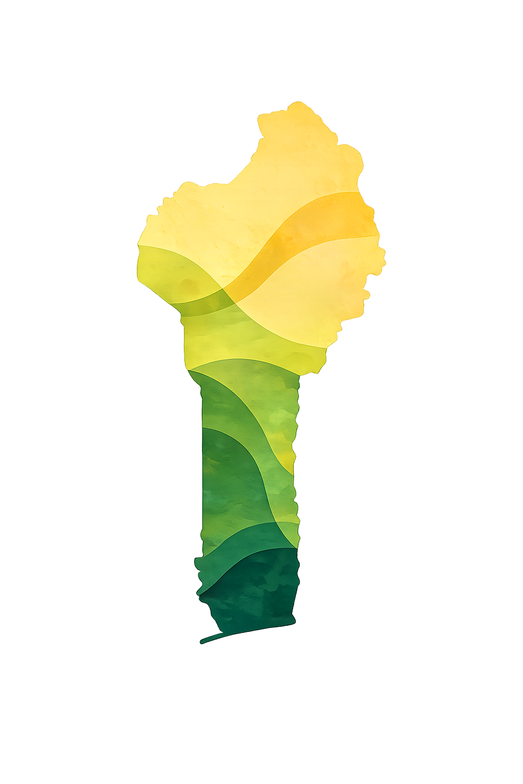 map Benin