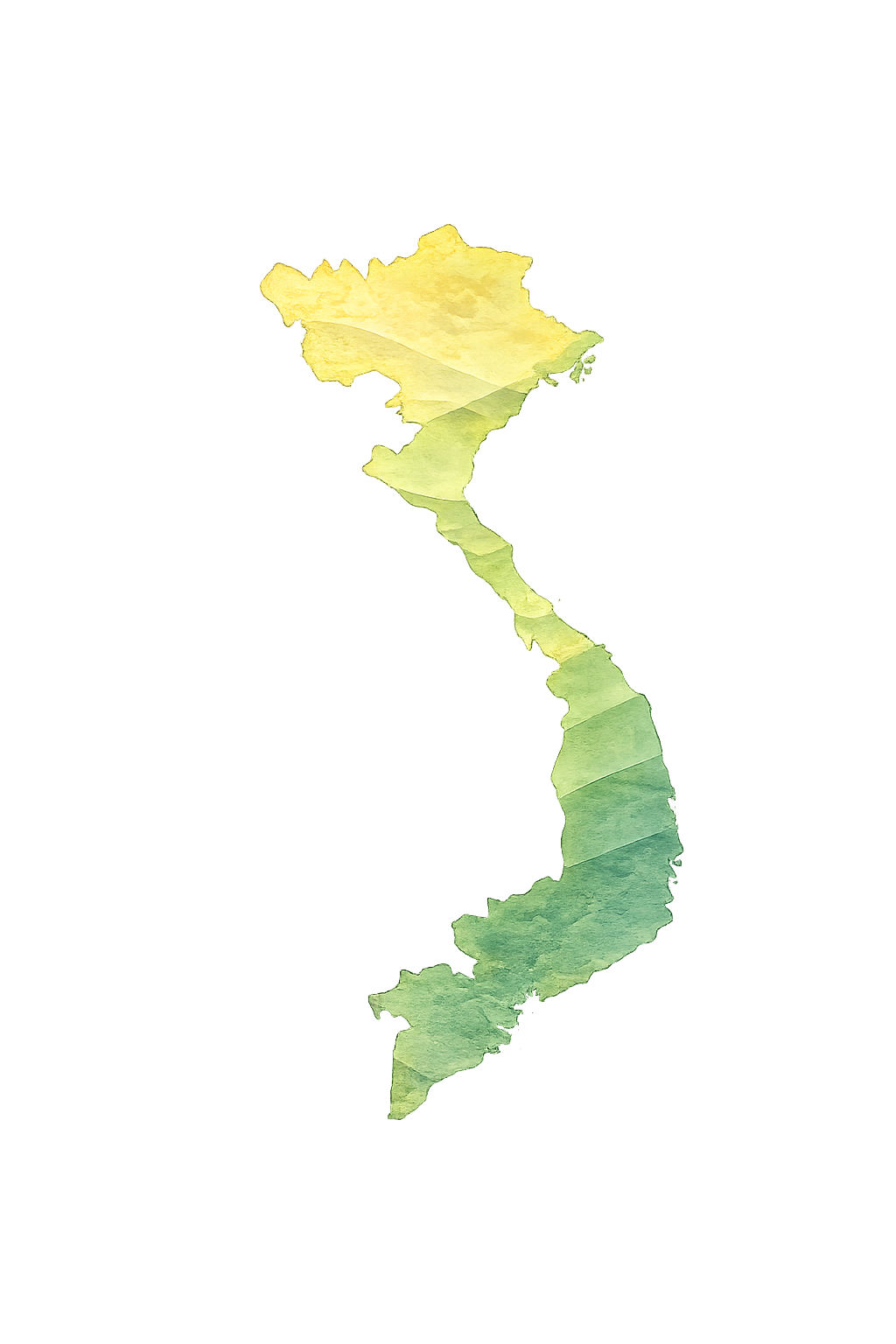 Carte du Vietnam
