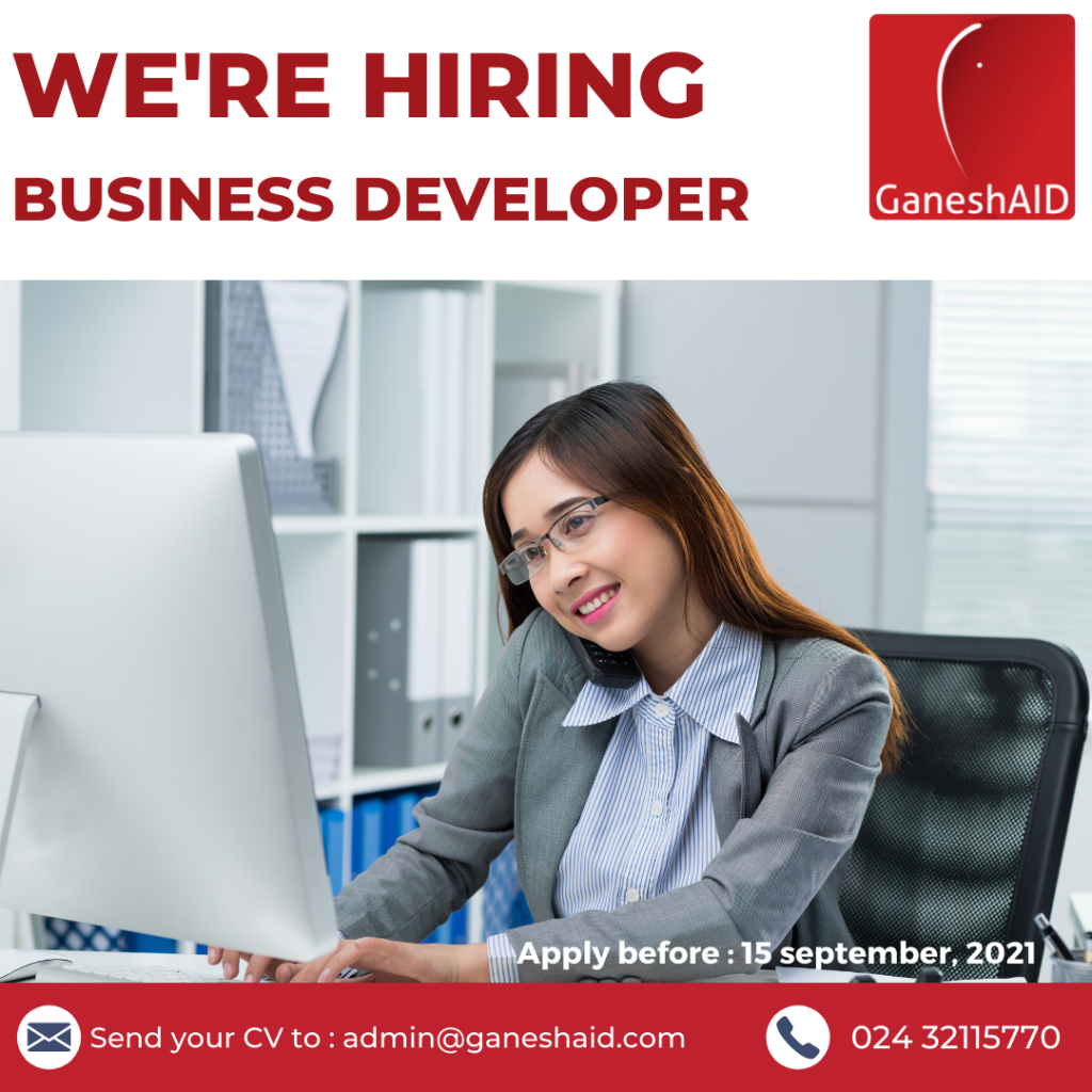 We are Hiring Business Developer and Partnerships Executive