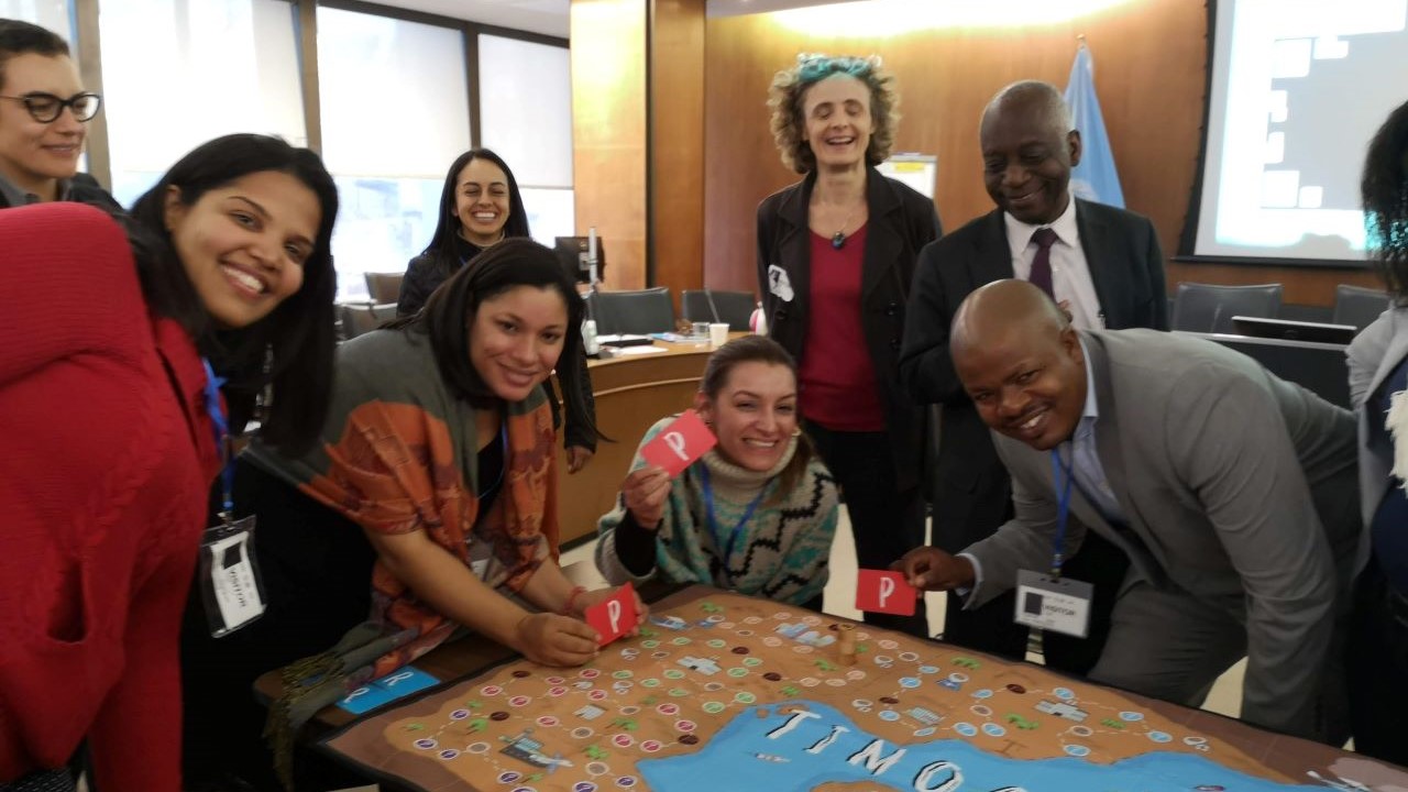 PIPDeploy tabletop game developed by GaneshAID at the Pandemic vaccine deployment workshop by WHO Regional Office for Europe (Tajikistan, 2019)