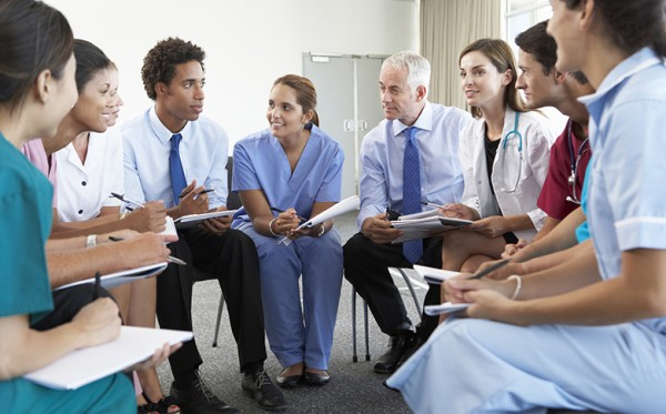 a group of health workers